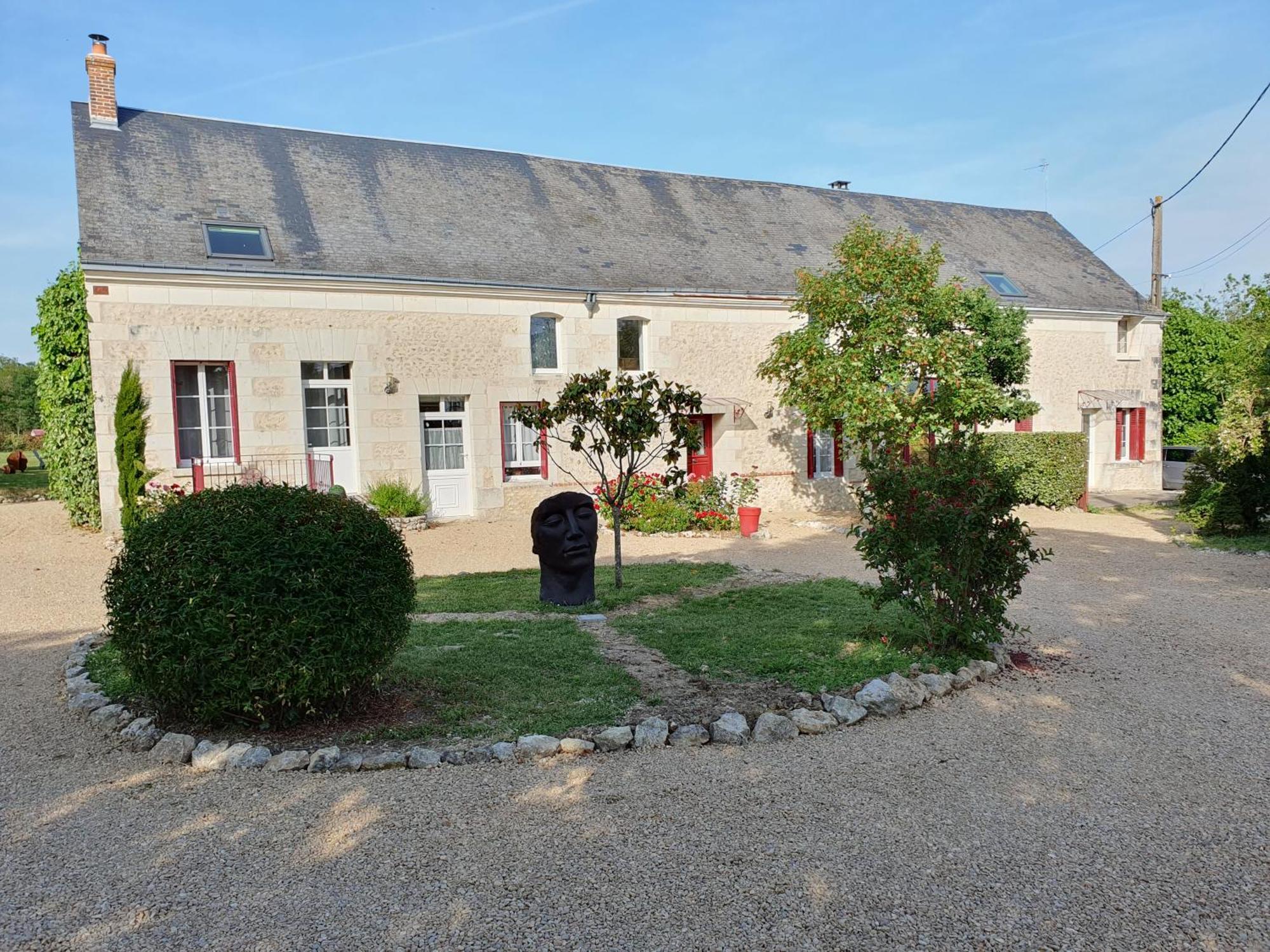 Au Domaine Du Bois Joubert Bed & Breakfast Luzillé Eksteriør bilde